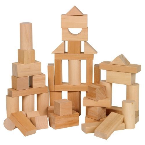 Wooden Building Blocks Set