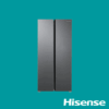Hisense SxS Refrigerator 436L (55WS)| HISREF55WS-RC