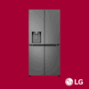 LG Cross Door Refrigerator 570L with Dispenser (GC-L22FFQPB)| LGREF22FFQPB