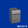 Maxi Gas Cooker 60x60 CM (3+1) Burners IGL Inox (TR)| MAXI6060TR31IGLIN